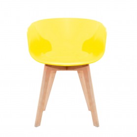 FAUTEUIL AVEC PIEDS EN BOIS DE HÊTRE MODÈLE SPIRIT DE GASOLINE